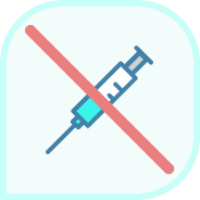 no syringe