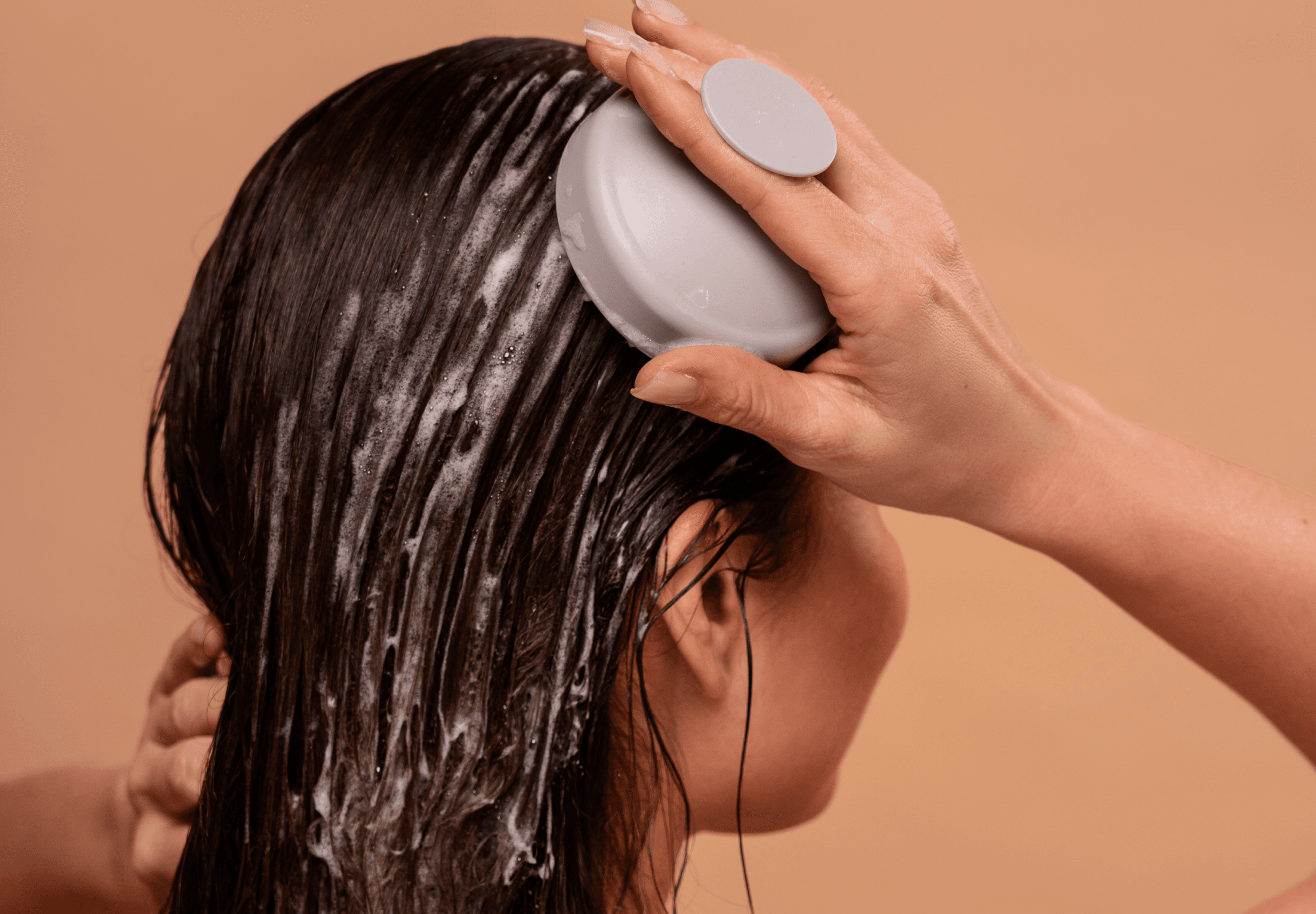 washing hair